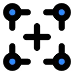 Lens Alignment SVG Icon